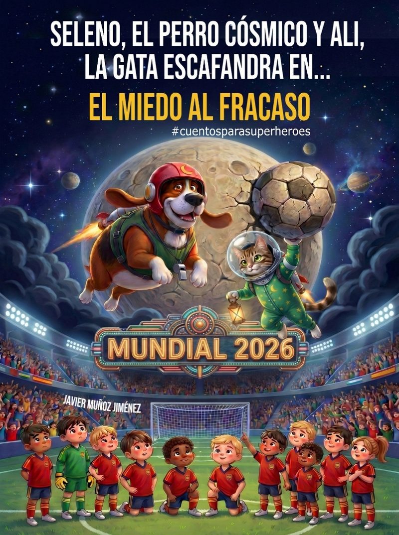Seleno, el perro cósmico y Ali, la gata escafandra — El miedo al fracaso · Mundial 2026